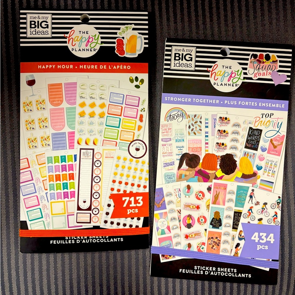 Happy Planner sticker sheets